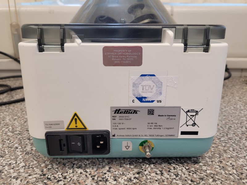 Hettich Instruments EBA 20C Benchtop Centrifuge | Clinical & Research Laboratory - EBA 20C