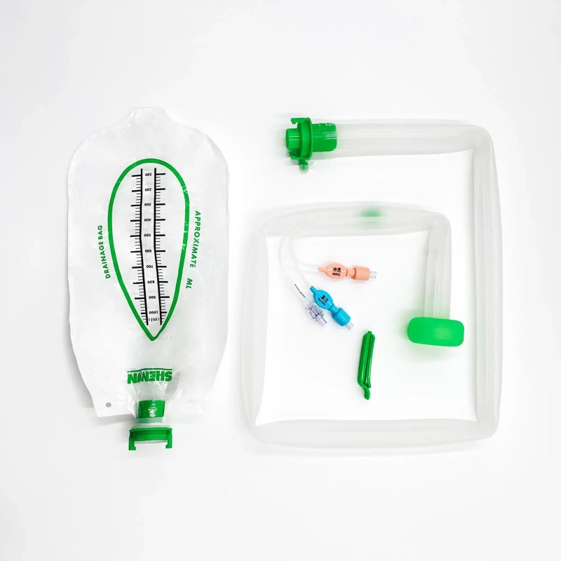 Fecal Management Kit with 2 Collection Bags, Fecal Incontinence System for ICU - 